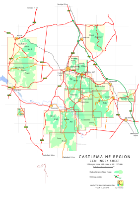Castlemaine Region Index Sheet